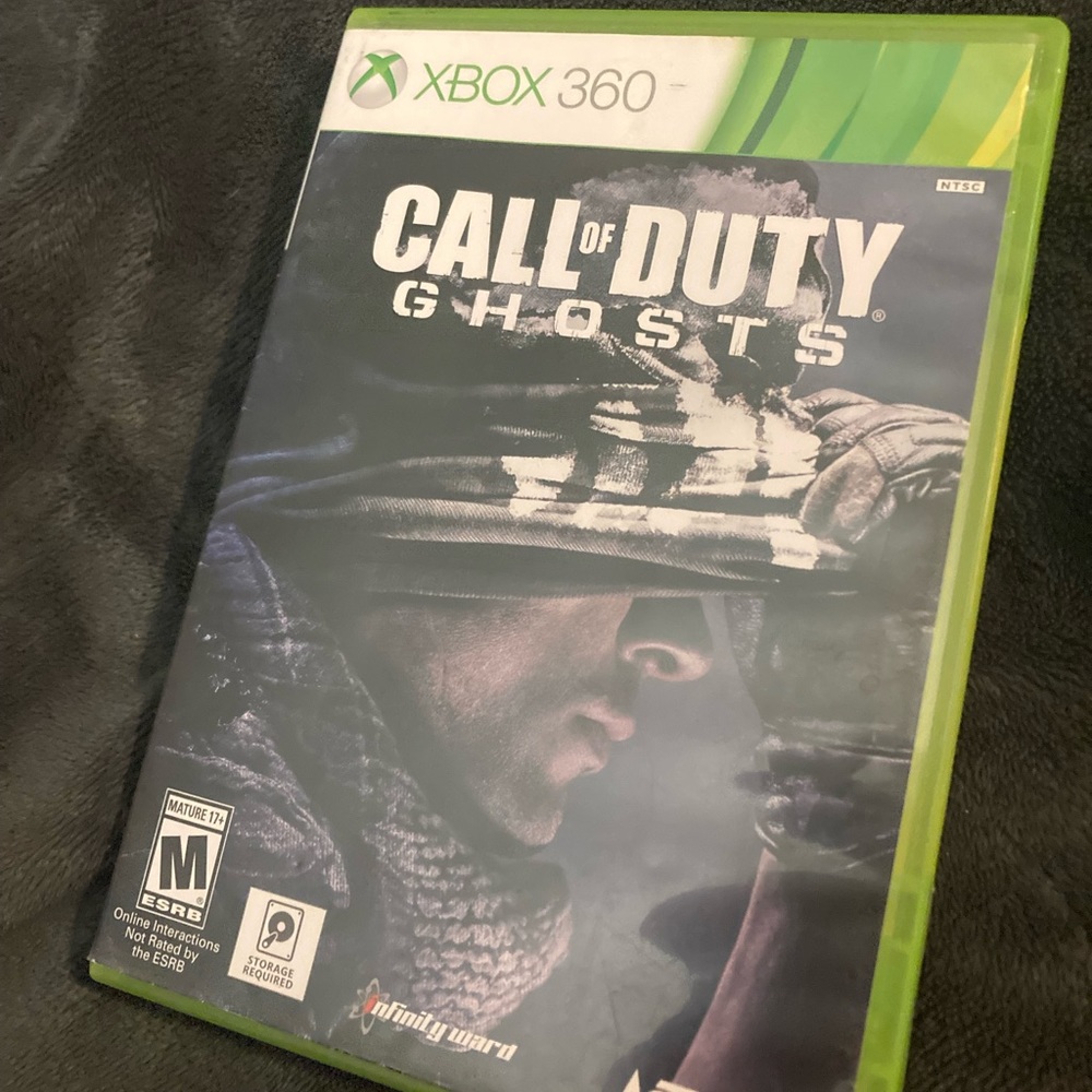 Call of duty ghost Xbox 360 game